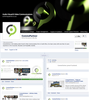 Facebook-Design von FFF! für Comms Partner (Pty) Ltd. | Design: #1632852