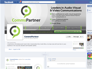 Facebook-Design von Jozbel für Comms Partner (Pty) Ltd. | Design #1651452