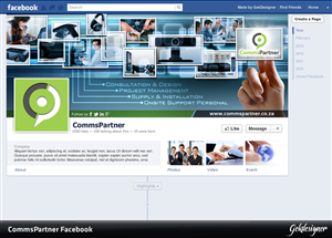 Facebook Design by gekgrfx for Comms Partner (Pty) Ltd. | Design: #1637606