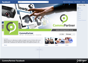 Facebook Design by gekgrfx for Comms Partner (Pty) Ltd. | Design: #1653866