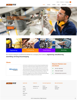 Web Design by pb for 0ptimize, Lugos bvba | Design: #6034641