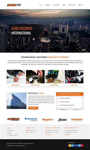 Web Design by pb for 0ptimize, Lugos bvba | Design: #6034654