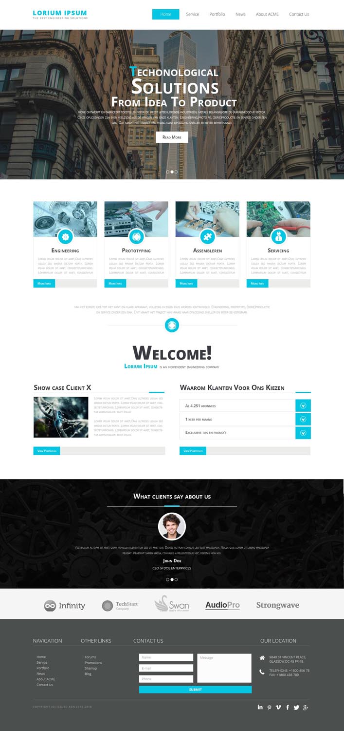 Web-Design von NS für 0ptimize, Lugos bvba | Design #6068915