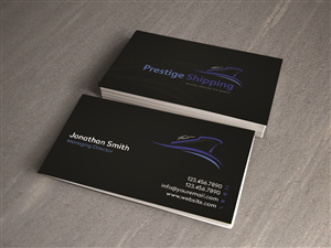Business Card Design by Creations Box 2015 for Prestige Shipping Inc. | Design: #6027358