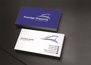 Business Card Design by Creations Box 2015 for Prestige Shipping Inc. | Design: #6027379