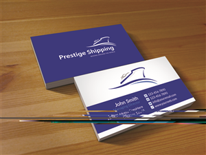 Business Card Design by Creations Box 2015 for Prestige Shipping Inc. | Design: #6027416