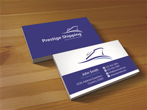 Business Card Design by Creations Box 2015 for Prestige Shipping Inc. | Design: #6027421