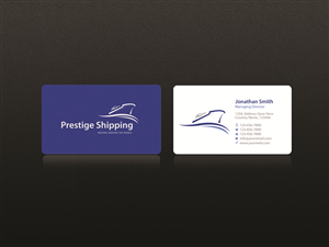 Business Card Design by Creations Box 2015 for Prestige Shipping Inc. | Design: #6027428