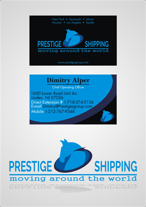 Business Card Design by antimassal for Prestige Shipping Inc. | Design: #6024425