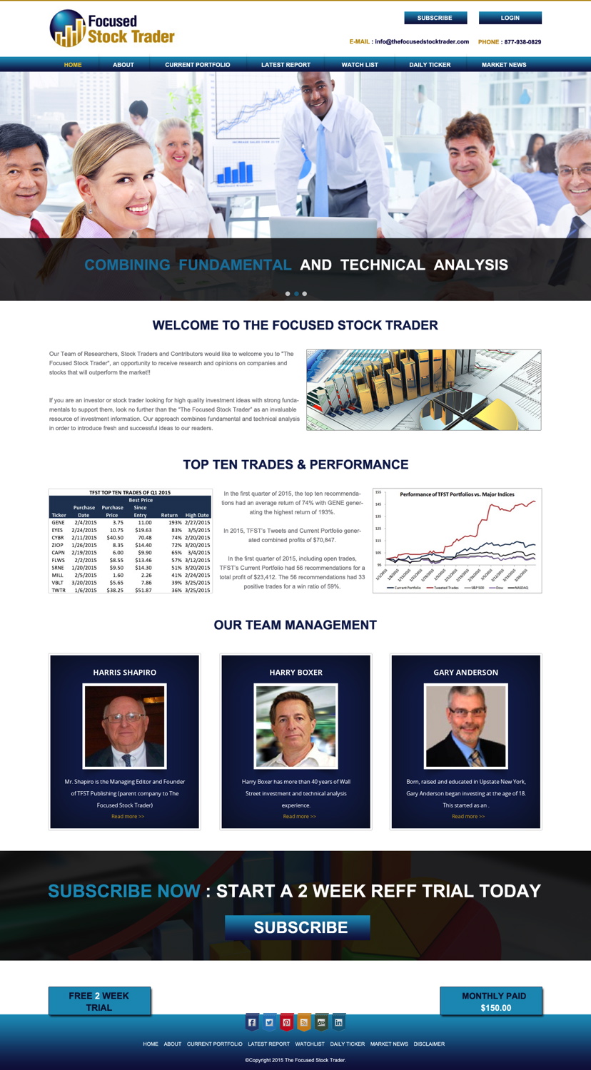 Landing Page Design by pb for TFST Publishing, LLC | Design #6075260