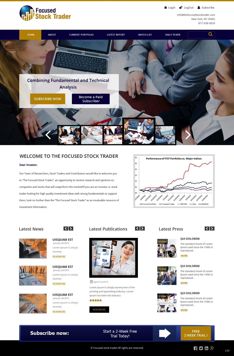 Landing Page Design by pb for TFST Publishing, LLC | Design #6077487