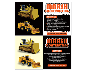 Newspaper Ad Design by Kamal for Marsh Contracting | Design: #1642082
