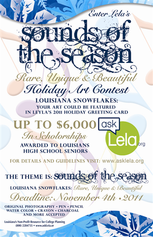 Holiday Art Scholarship Contest | Diseño de Flyer por Dyal Design