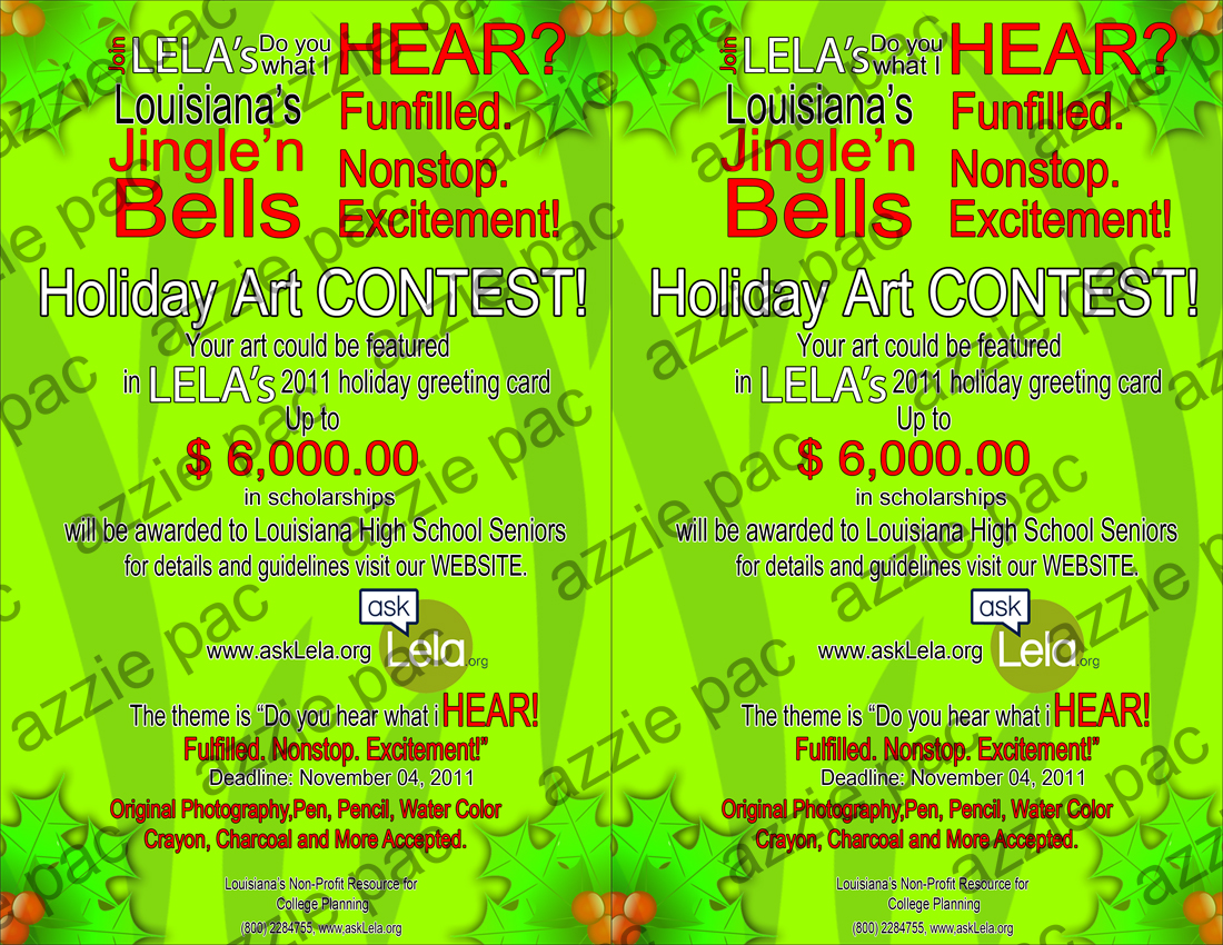 Flyer Design by AzziePac for Lela | Design #320233