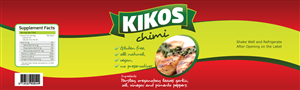 Kikos Chimi --- New BBQ Marinade | Diseño de Etiqueta por Sergio Coelho