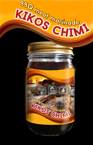 Kikos Chimi --- New BBQ Marinade | Diseño de Etiqueta por gooddesign