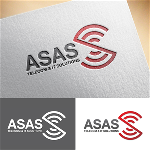 Logo Design by NZ for ASAS Telecom & IT Solutions | Design: #6093778