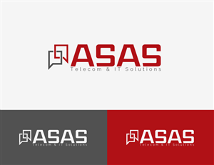 Logo Design by row3webs for ASAS Telecom & IT Solutions | Design: #6019009