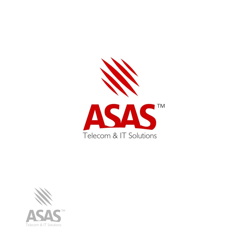 Diseño de Logo por ChinMaya para ASAS Telecom & IT Solutions | Diseño #6068447