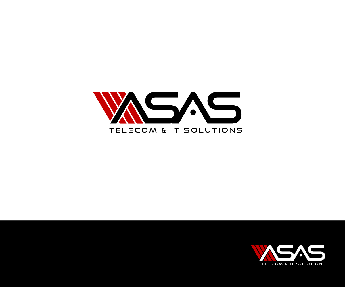 Logo Design by Jonpars for ASAS Telecom & IT Solutions | Design #6107458