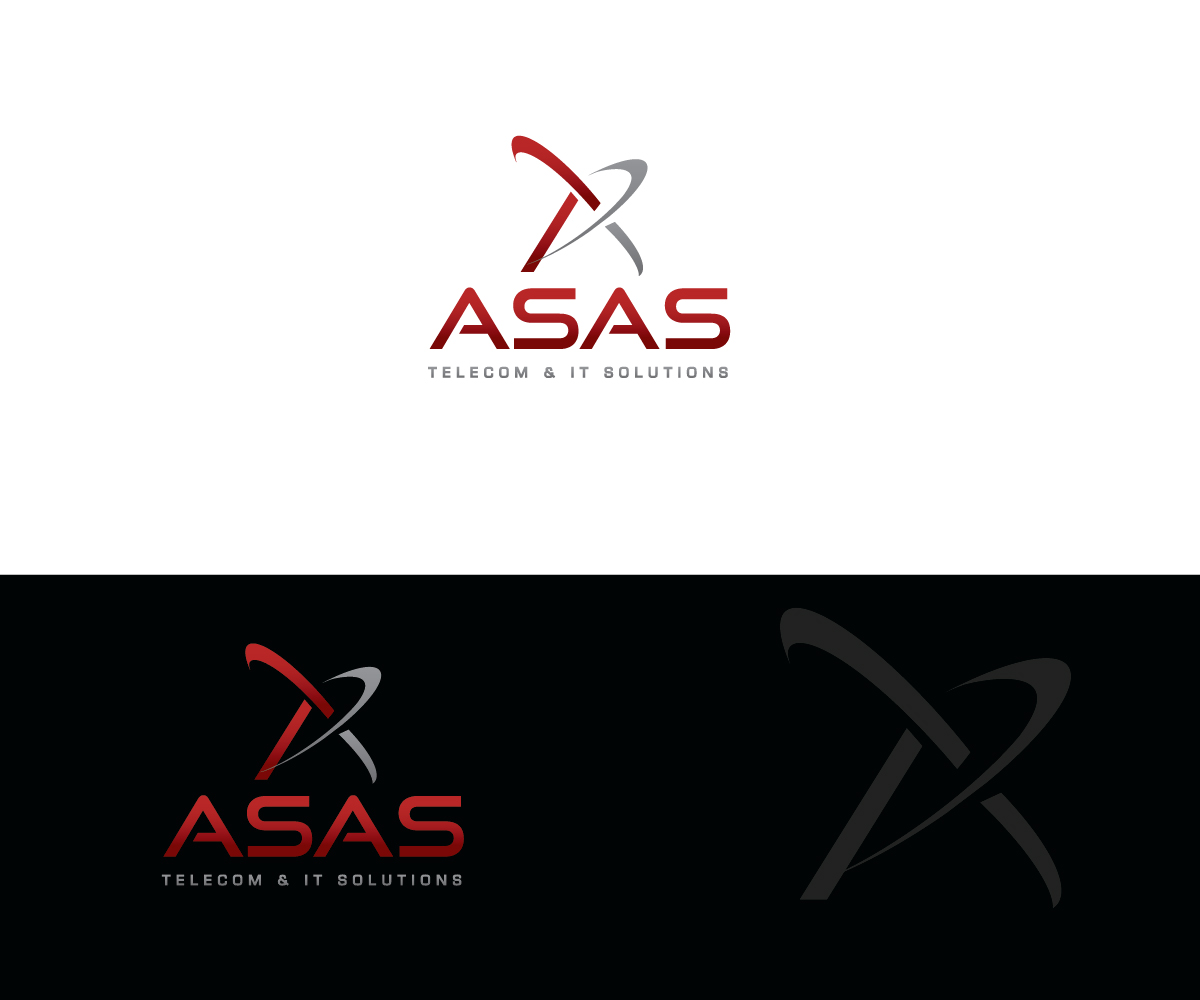 Logo Design by emptyboxgraphics for ASAS Telecom & IT Solutions | Design #6014345