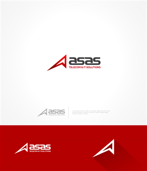 Diseño de Logo por makkao design para ASAS Telecom & IT Solutions | Diseño: #6032748