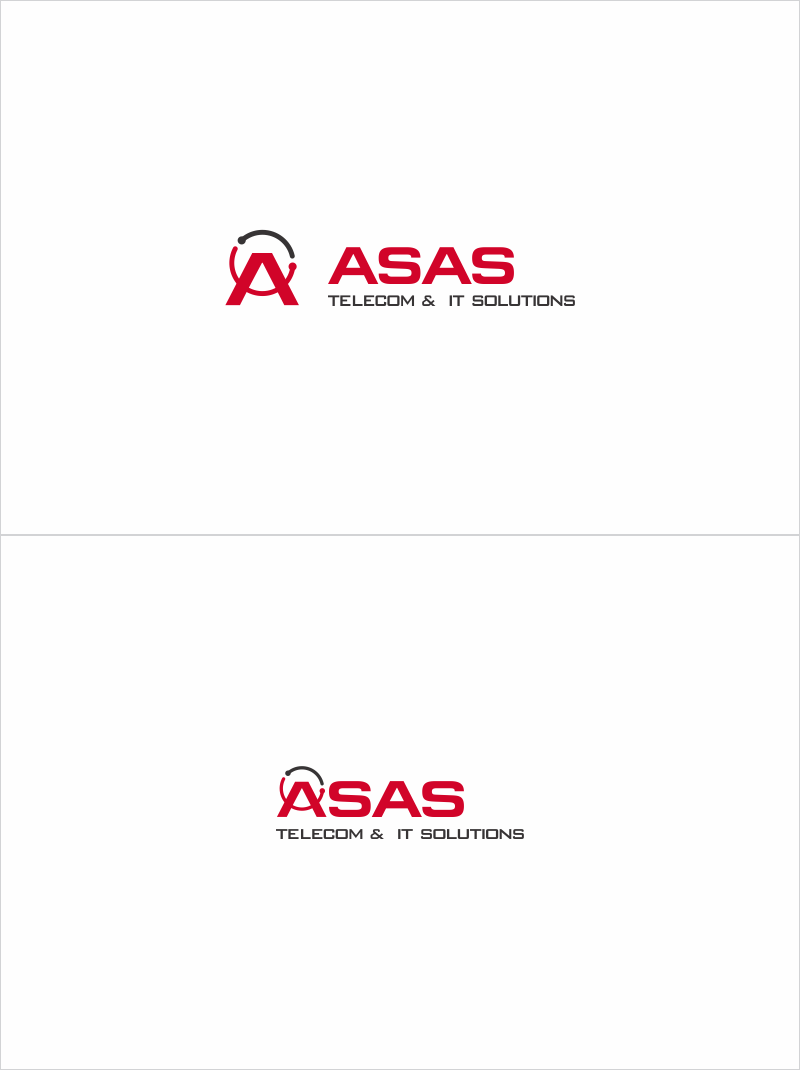 Logo Design by Naavyd for ASAS Telecom & IT Solutions | Design #6034035