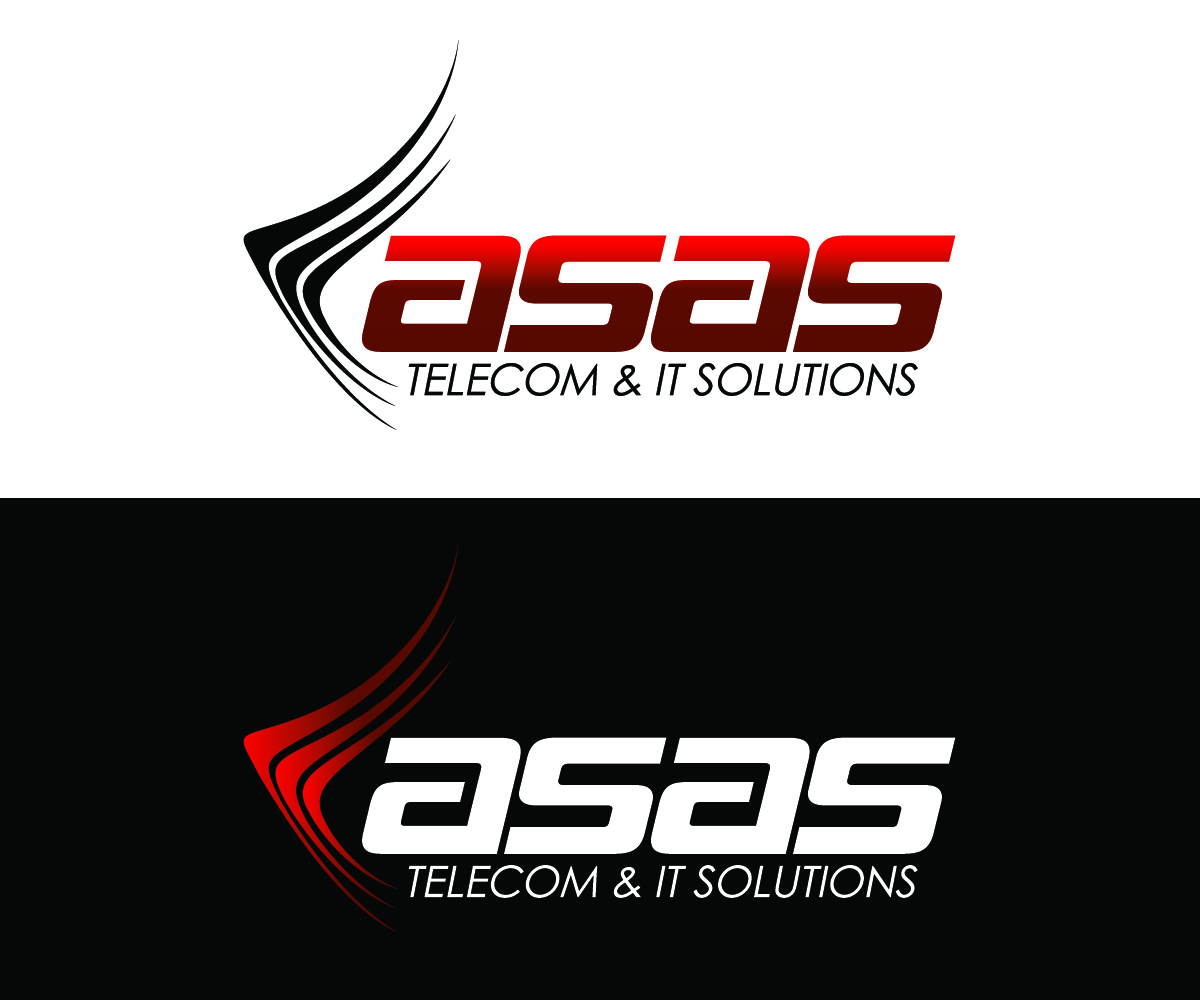 Logo Design by Keane Designs for ASAS Telecom & IT Solutions | Design #6117718