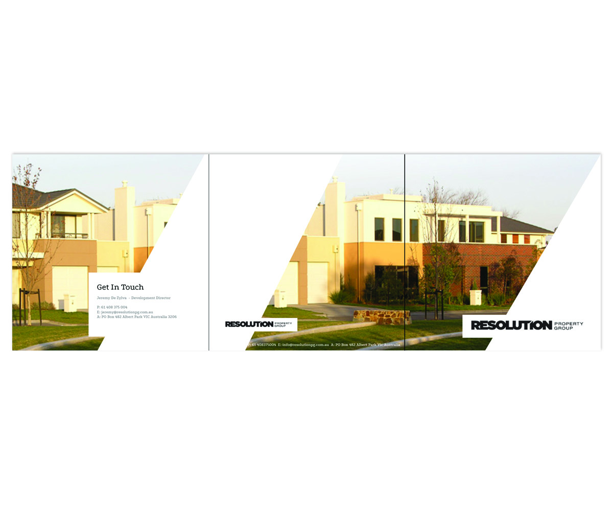 Design de Brochure par chetna patel pour Resolution Property Group Pty Ltd  | Design : #1626106