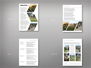 Design de Brochure par Ekanite pour Resolution Property Group Pty Ltd  | Design : #1684743