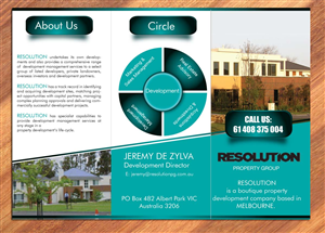 Design de Brochure par Sbss pour Resolution Property Group Pty Ltd  | Design : #1651652