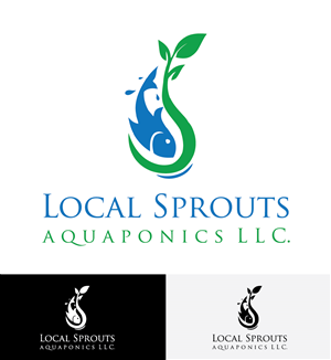 Logo Design by JimmyNeutroN™ for Local Sprouts Aquaponics LLC. | Design #6028164