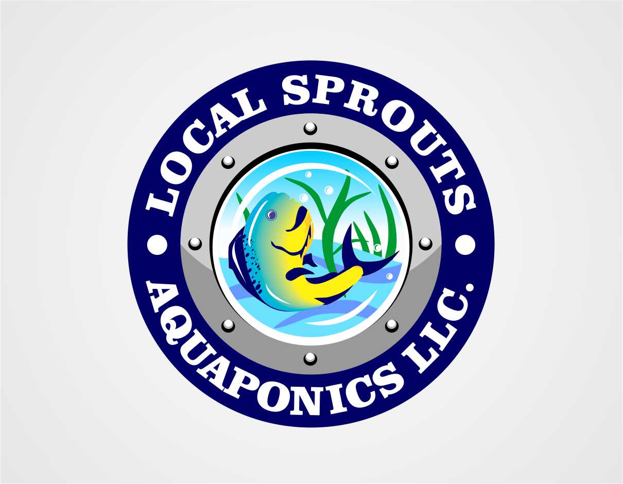 Logo Design by JHG for Local Sprouts Aquaponics LLC. | Design #6097359