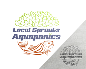 Logo Design by The Small Hill for Local Sprouts Aquaponics LLC. | Design #6031858
