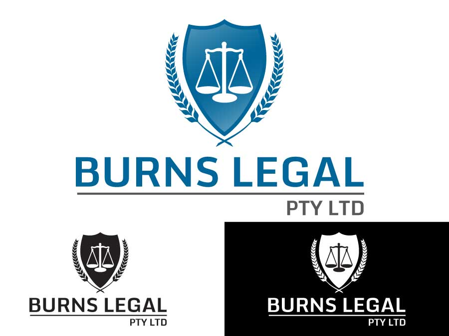 Logo Design by B.Wheeler for Burns Legal Pty Ltd | Design #6017117