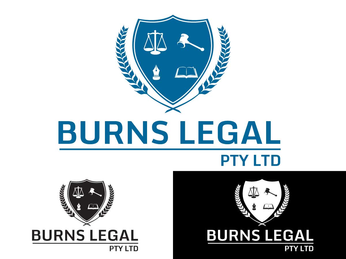 Logo Design by B.Wheeler for Burns Legal Pty Ltd | Design #6017123