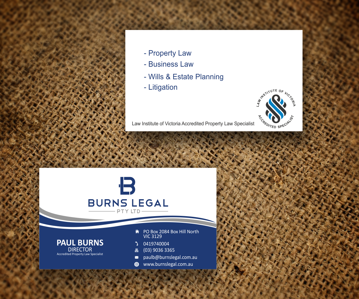 Logo Design by Sarah Graphic for Burns Legal Pty Ltd | Design #6036498