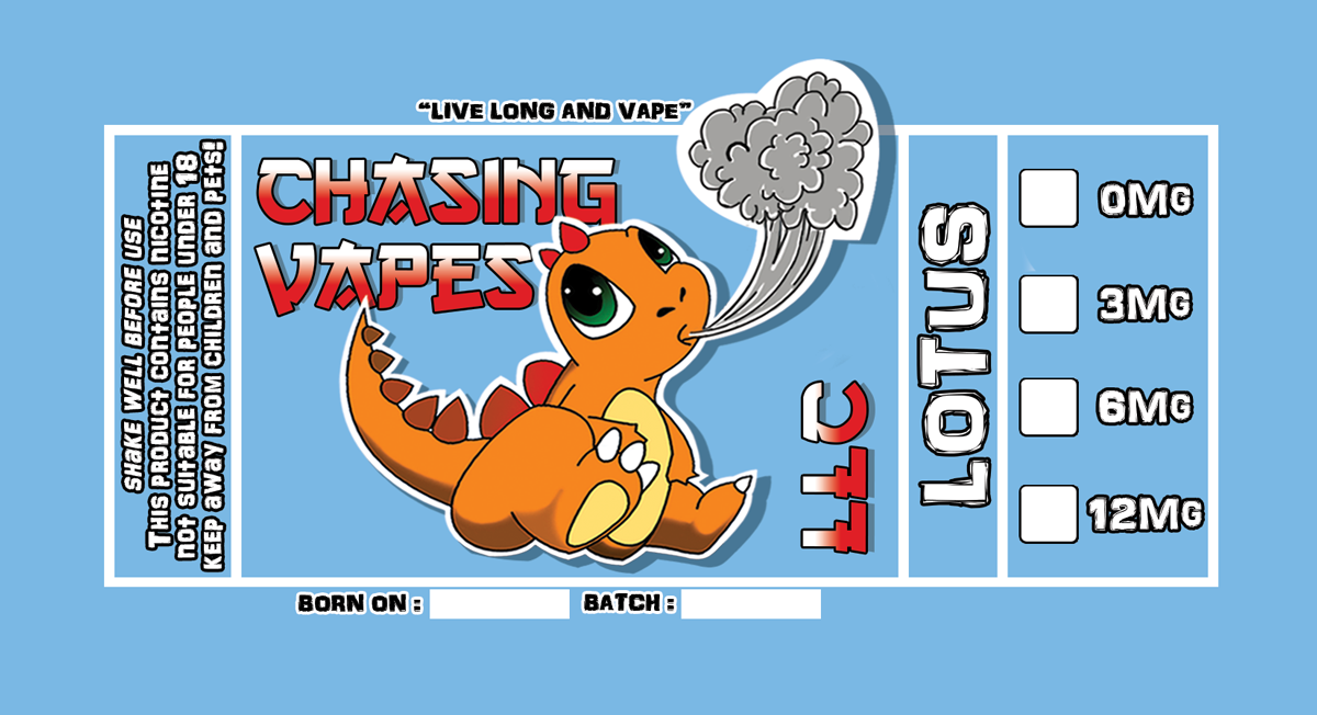 Label Design by dinug.312 for Chasing Vapes LLC | Design #6027590