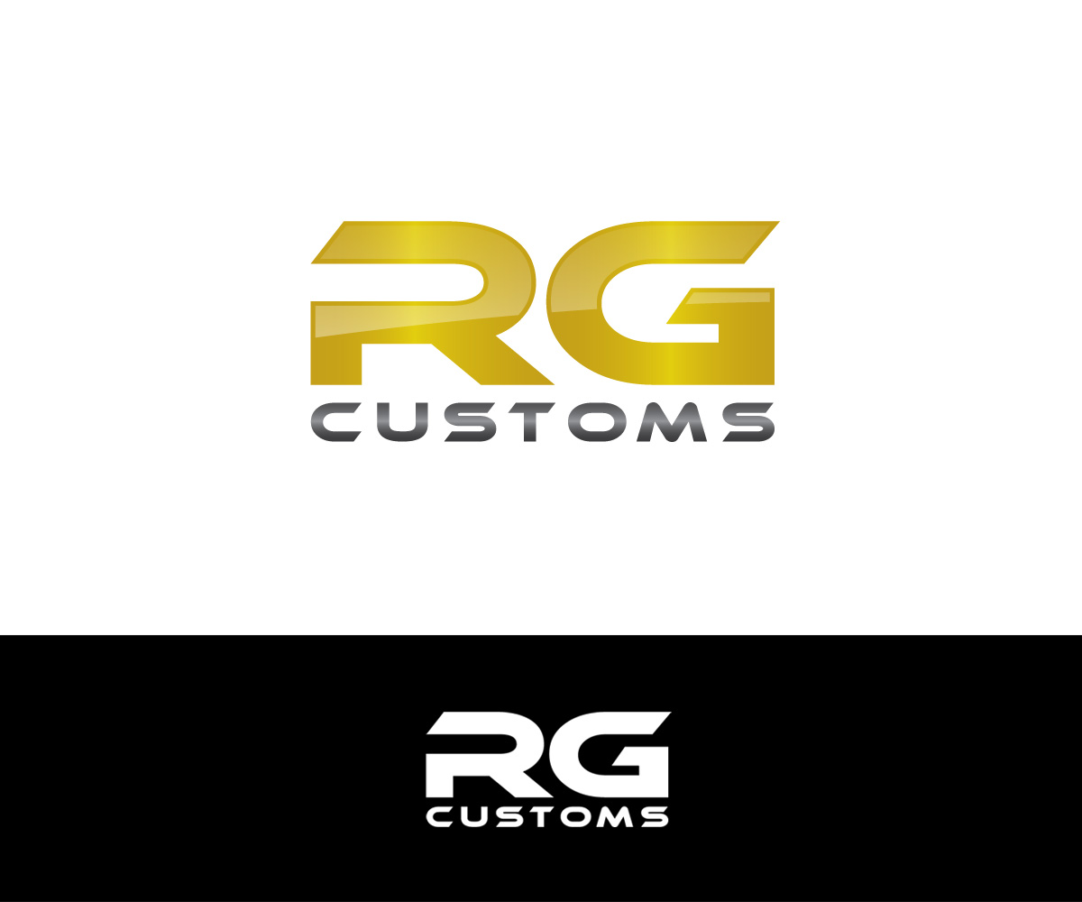 Modern, Bold, Metal Fabrication Logo Design for RG Customs by ArtCrowd ...