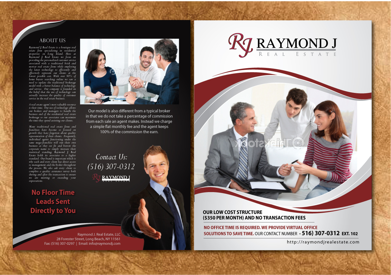 Brochure Design by Sbss for Raymond J. Real Estate, LLC | Design #1633457