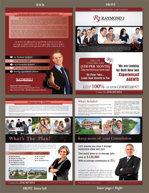 Design de Brochure par Sbss pour Raymond J. Real Estate, LLC | Design : #1642942