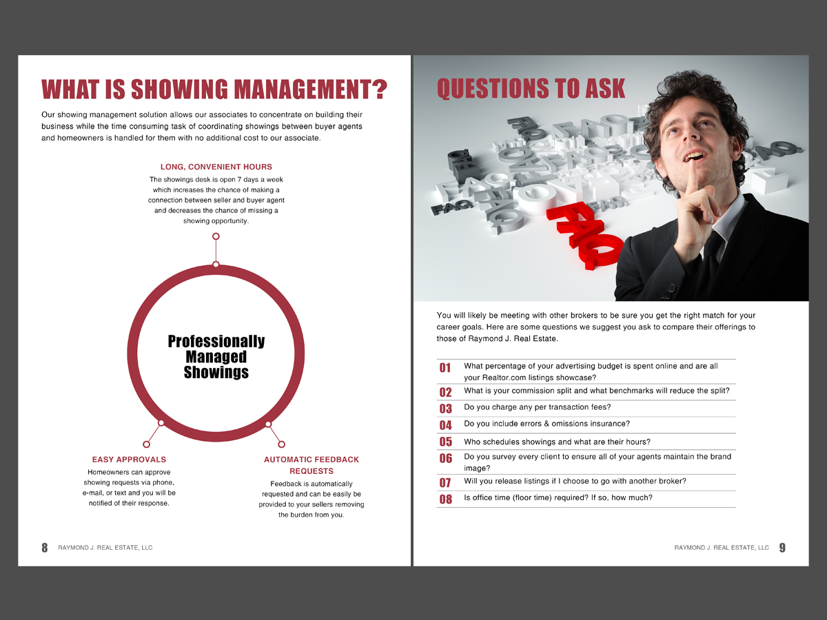 Design de Brochure par chawije pour Raymond J. Real Estate, LLC | Design #1841125