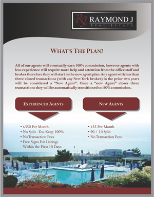 Design de Brochure par barinix pour Raymond J. Real Estate, LLC | Design : #1653420