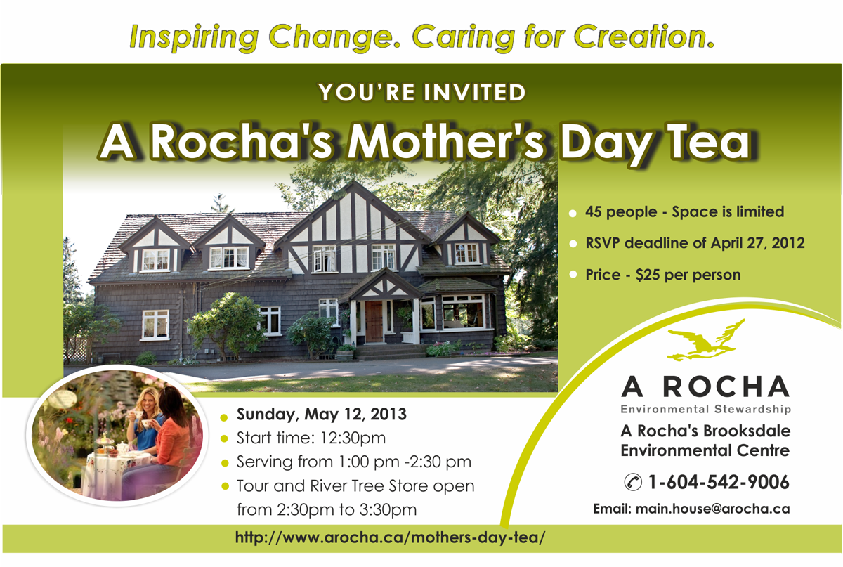 Design Invitation par IneseRo pour A Rocha Canada | Design #1622638