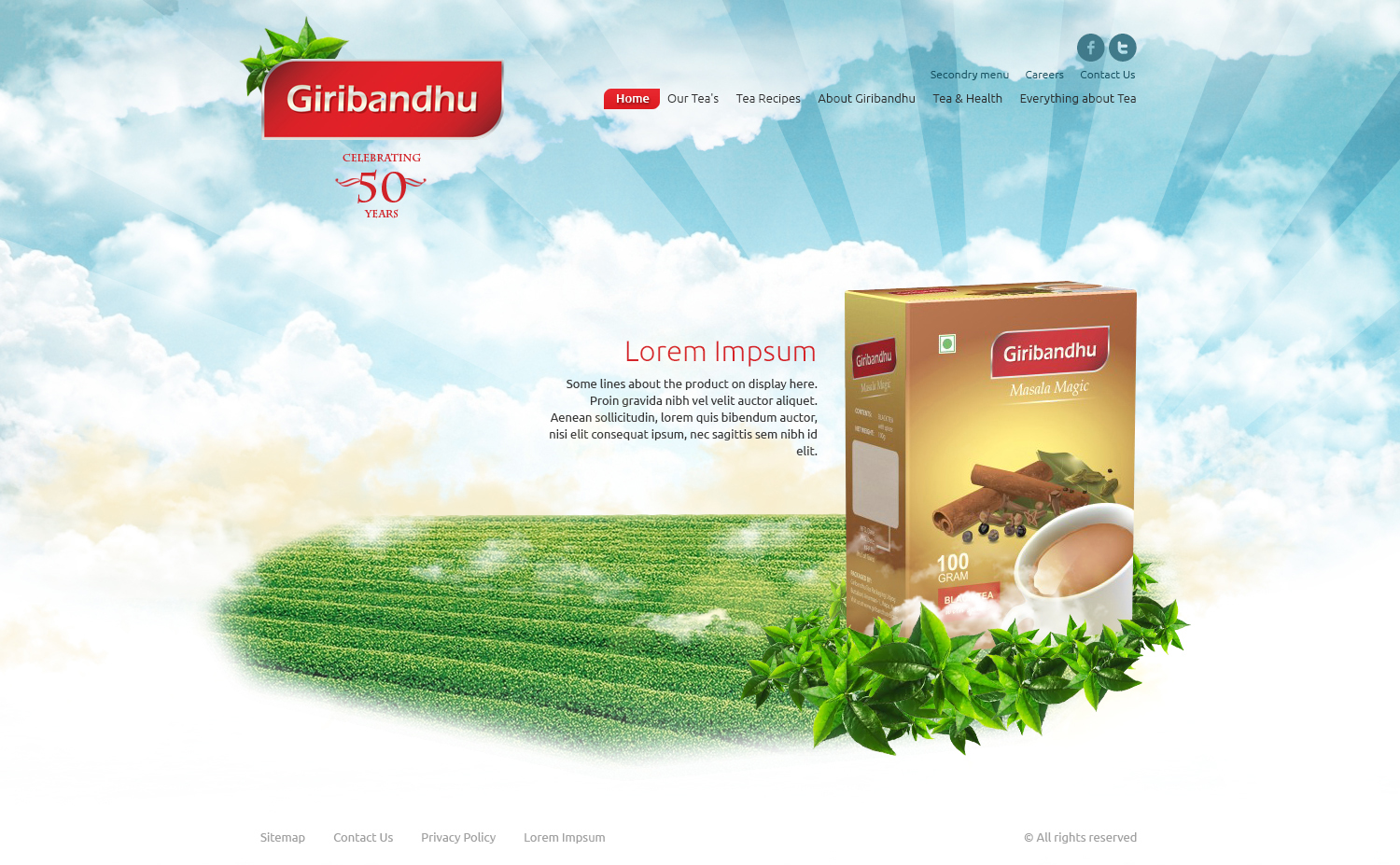 Diseño Web por WirePaper para Giribandhu Tea Estate (Pvt.) Ltd. | Diseño #1680009