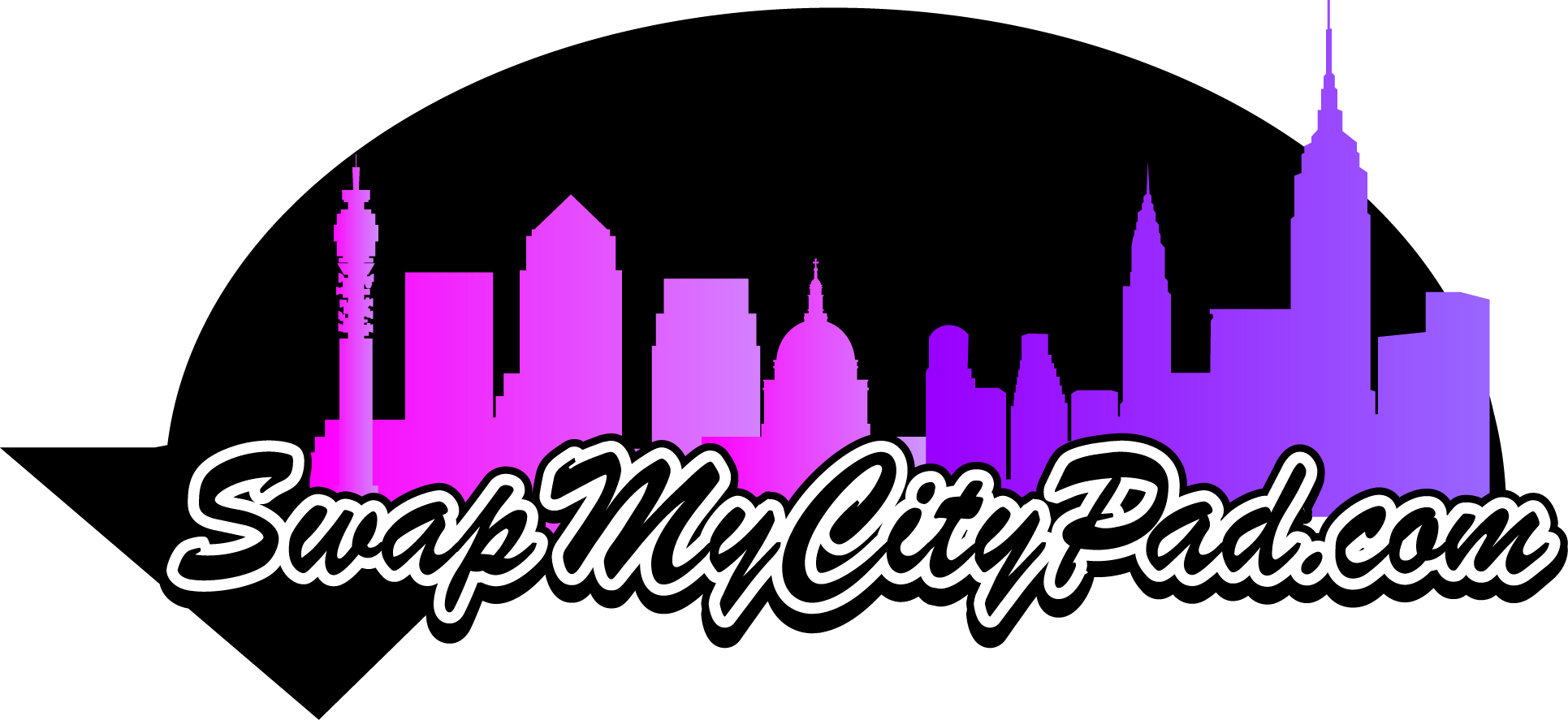 Logo Design by fierce media for Swap My City Pad LLP | Design #8654