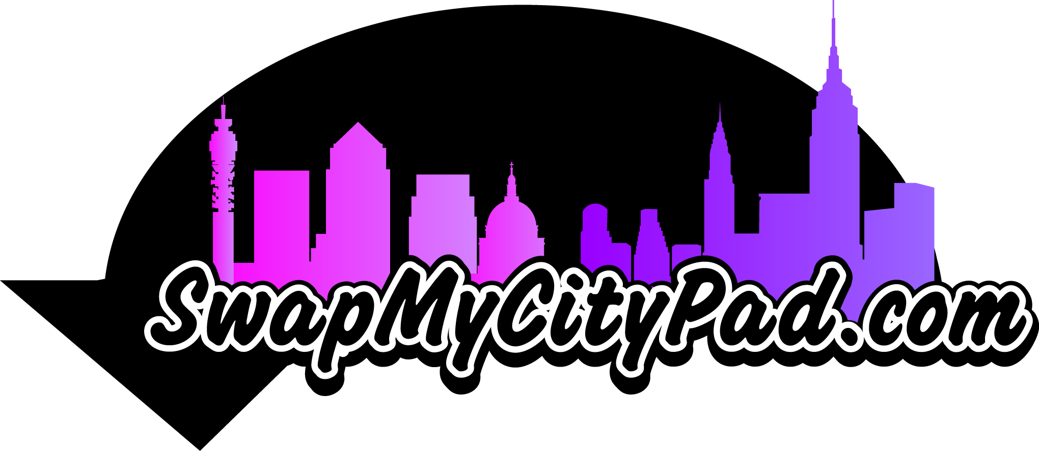 Logo Design by fierce media for Swap My City Pad LLP | Design #8692