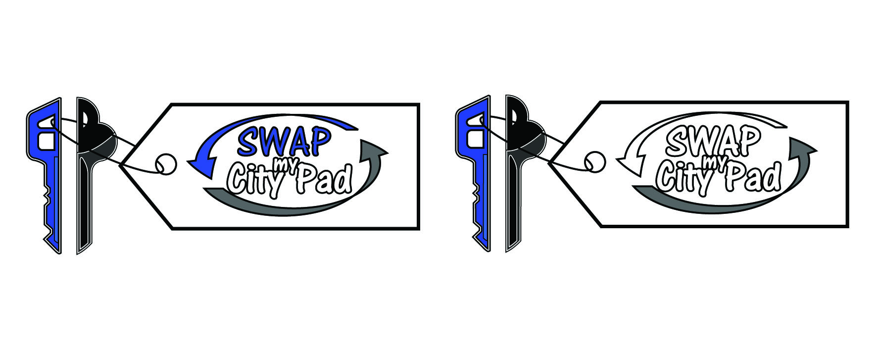 Logo Design by Sta Designs for Swap My City Pad LLP | Design #8836