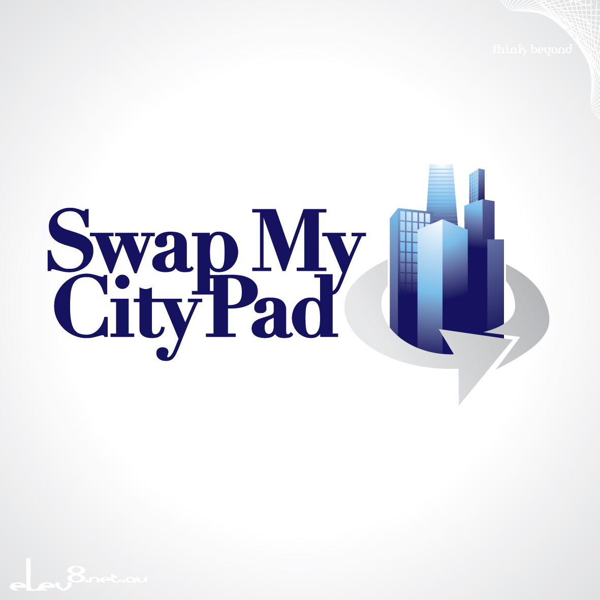 Logo Design by elev8.net.au for Swap My City Pad LLP | Design #8568