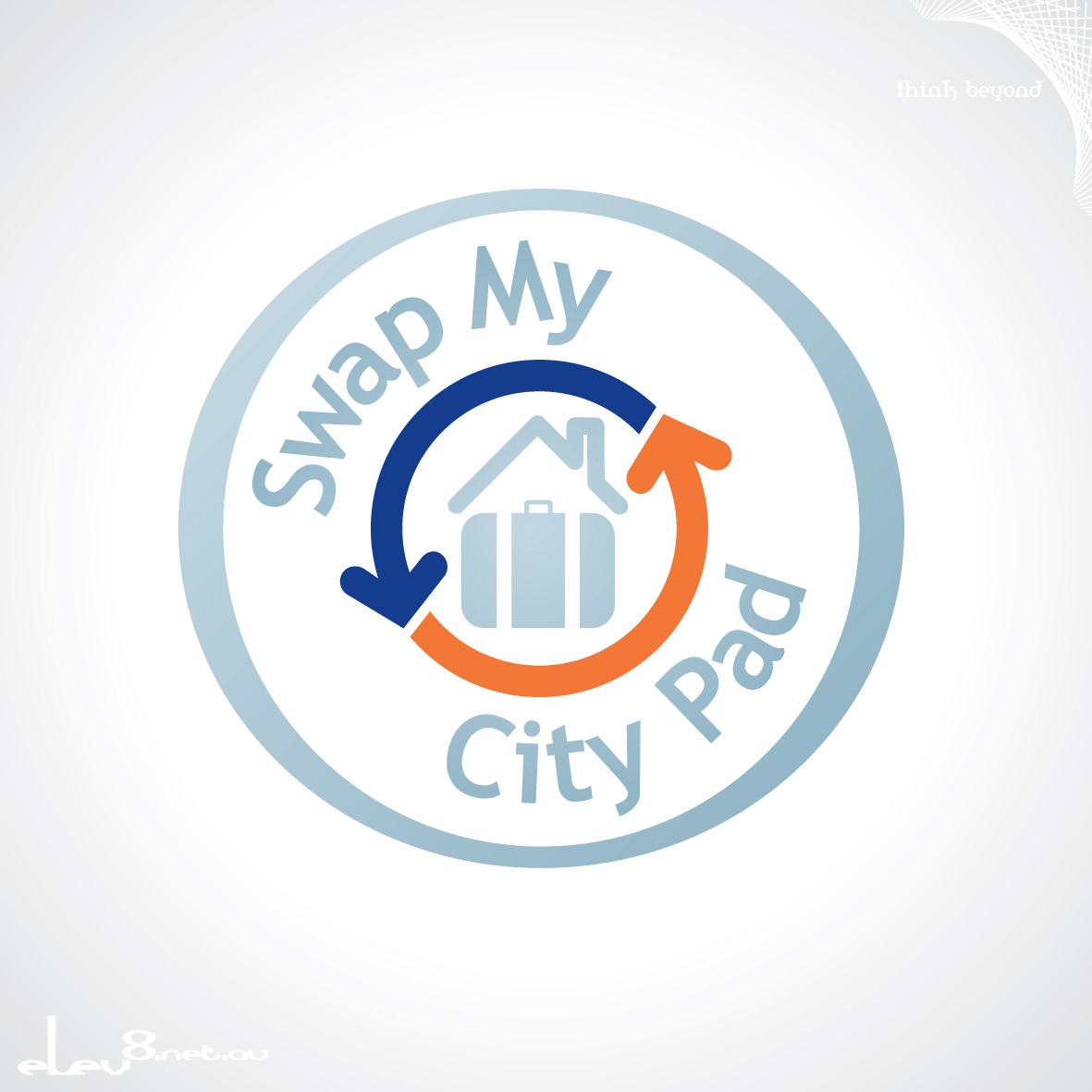 Logo Design by elev8.net.au for Swap My City Pad LLP | Design #8631